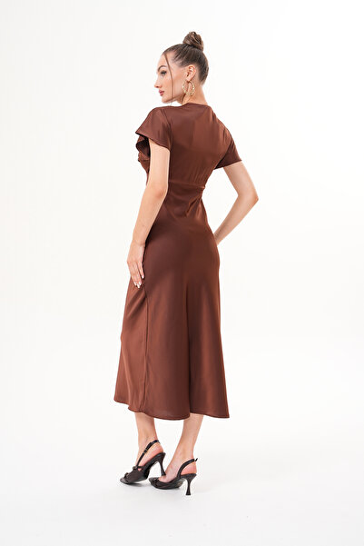 Marjinal Kadın Mira Saten Elbise