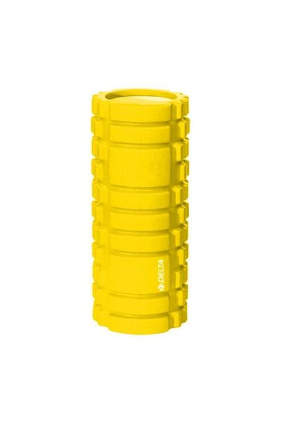 Delta High Density Medium Firm Deluxe Foam Roller Massage Foam Pilates Massage Roller-Yellow