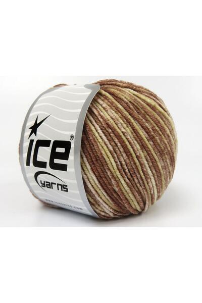 Ice yarns 8x50 جرام. خيوط صيفية من الأكريليك والقطن بألوان بنية من لورينا سبل...