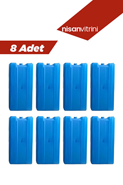 Nisan Vitrini 8 Adet Buz Aküsü / Buz Kasedi / Ice Box Buz Kalıbı / Buz Akusu