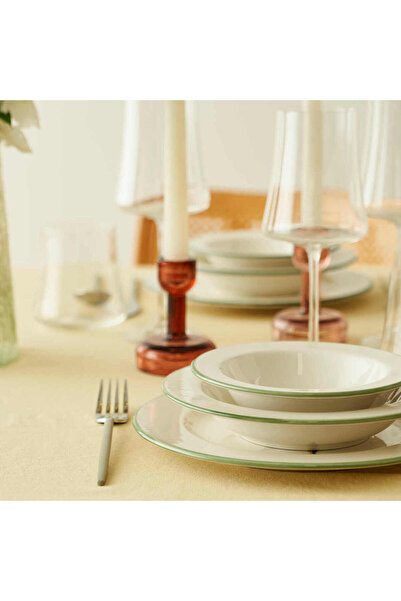Bella Maison Garden Stoneware 12 Parça 4 Kişilik Yemek Takımı Mix