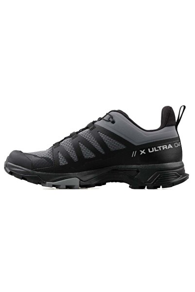 Salomon X Ultra 4 L41385600 Outdoor Hiking Erkek Patika Koşu Ayakkabısı SİYAH-GRİ