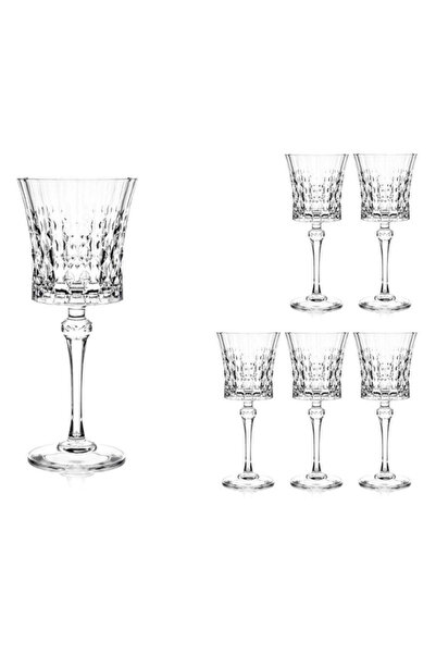 Mikasa Moor Cristal D'arques Lady Diamond 6'lı Fransız Cam Şarap Kadehi 270 m...