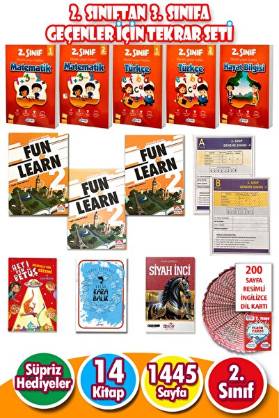 Harika Çocuk Yayınları 2. Sınıfa Yeni Geçenler İçin Süper Set - Soru Bankası - İngilizce Test 2024-2025 Müfredatına Uygun