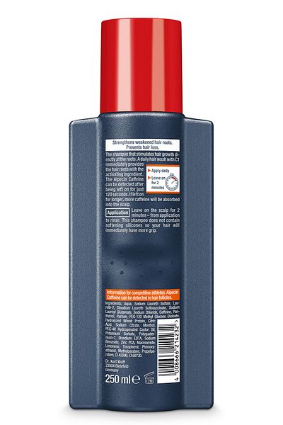 ALPECİN Alpecin C1 Caffeinated Anti-Hair Loss Shampoo – Patented Formula – 250 ml