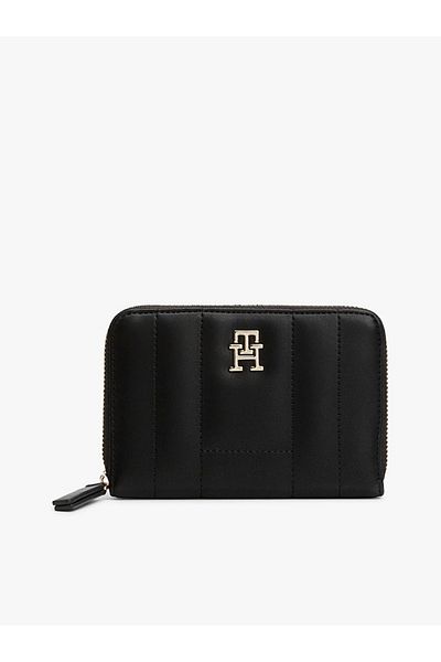 Tommy Hilfiger Women's Black Zipper Wallet