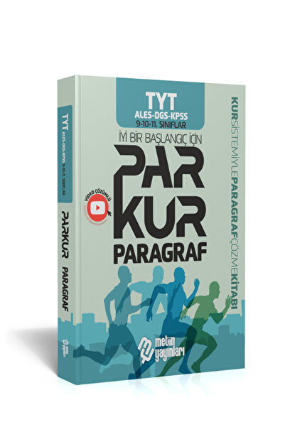 Metin Yayınları Tyt Ales Dgs Kpss Ales Parkur Paragraf Çözme Kitabı