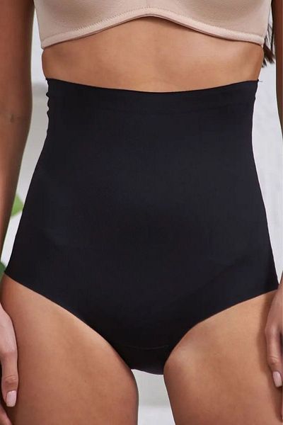 MİSTİRİK Private Laser Cut Slip Corset Push Up Αποτελεσματικό Μαύρο Χρώμα