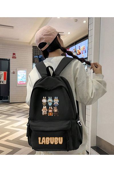 Touz Moda Раница за курсове, класна стая и печатно училище Labubu
