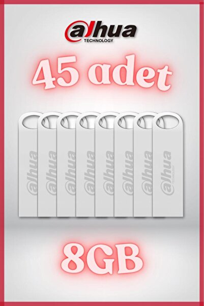 DAHUA 45 Adet 8GB Metal USB Flash Bellek U106