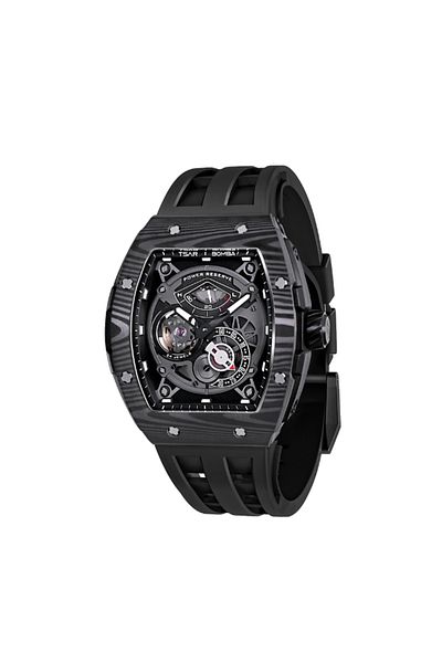 Tsar Bomba Men's Automatic Black Dial Watch - TB8210CF-01
