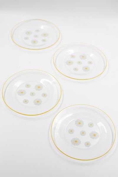 Rakle Fiona Set of 4 Glass Cake Plates 19 cm