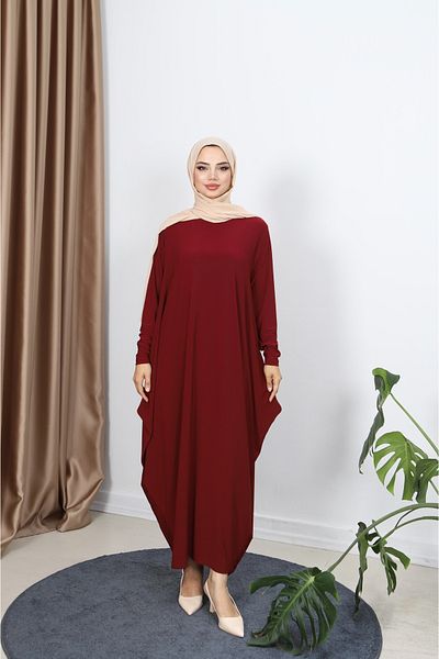 NİSUM MODA Bat Sleeve Dress
