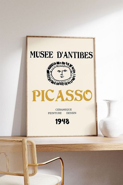Buka Shops Picasso Yellow Painting, Poster - Fără încadrare