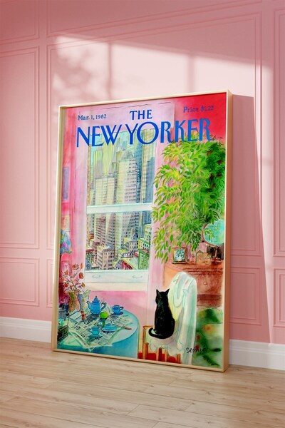 Buka Shops New Yorker Mar Tablo, Poster - Çerçevesiz