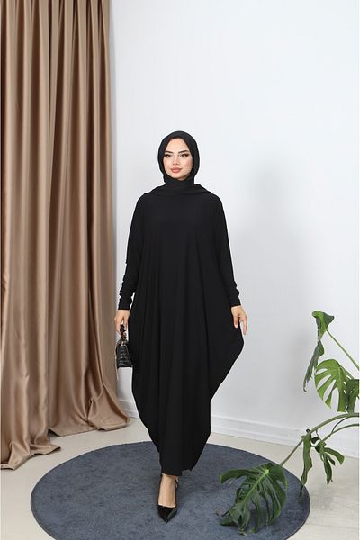 NİSUM MODA Bat Sleeve Dress