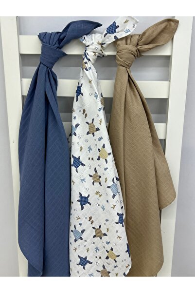 Sahra İpek غطاء من الموسلين القطني العضوي وبطانية أطفال من الموسلين