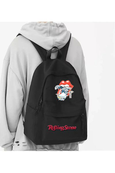 Touz Moda Rucsac imprimat seria Rock pentru școală, cursuri, cursuri