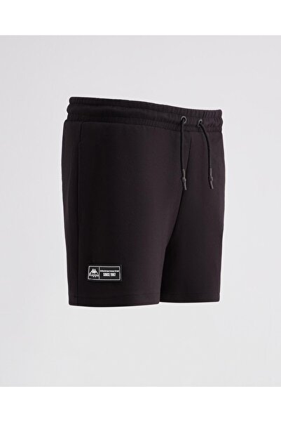 Kappa Authentic Tier One Lazard Kadın Siyah Regular Fit Şort