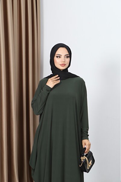 NİSUM MODA Bat Sleeve Shalwar Dress