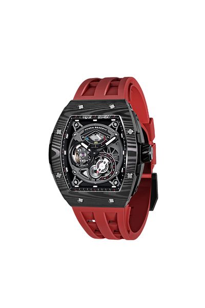 Tsar Bomba Men's Automatic Black Dial Watch - TB8210CF-03