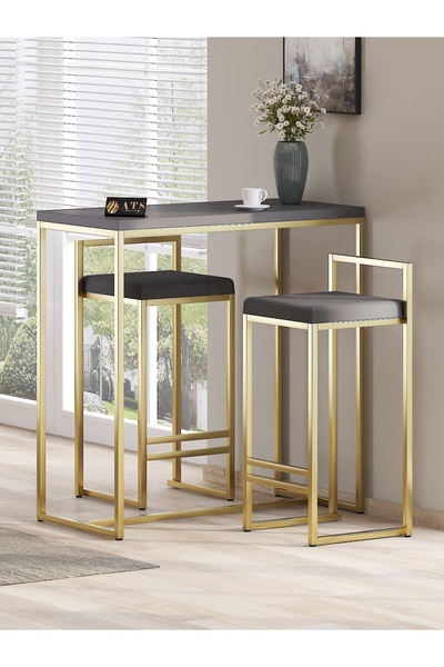 ATS Dekor Barvia GAA-004 2'Li Bar Masa Takımı