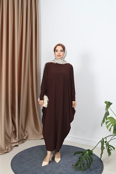 NİSUM MODA Φόρεμα με μανίκι νυχτερίδα