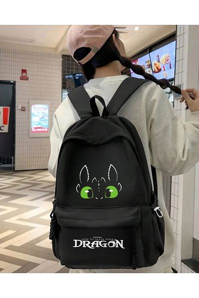 Toum Toothless Printed Backpack