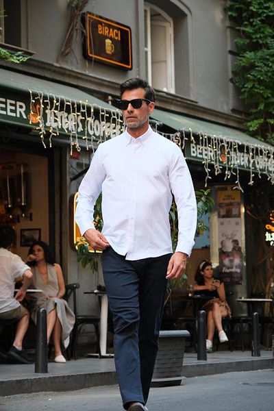 Fitmens Slim Fit Long Sleeve Cotton Gift Boxed Easy Ironing Men's Shirt Fs- 002225   - White
