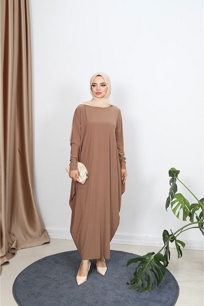NİSUM MODA Bat Sleeve Dress