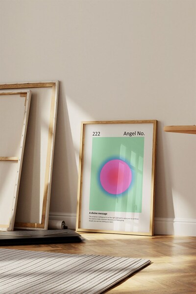Buka Shops Angel No 3'lü Tablo, Poster Seti - Çerçevesiz