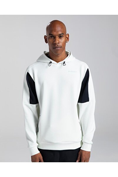 Kappa Logo Egru Men's Gray Regular Fit Hoodie