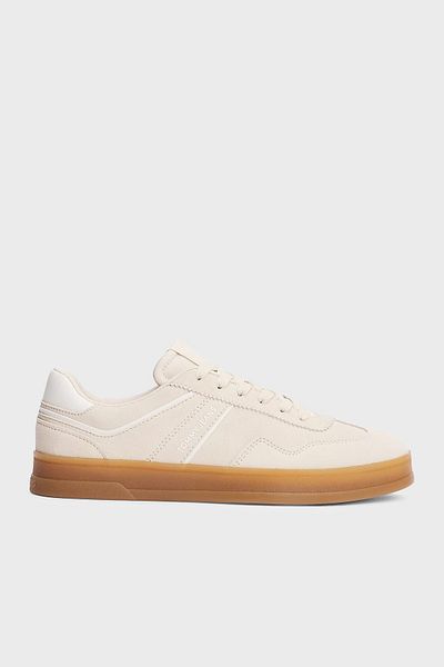 Tommy Hilfiger Women's Beige Greenwich Suede Sneakers