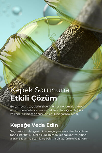 TTO Saç Ve Vücut Şampuanı 500 ml Yeşil ( Kepek Kaşıntı Pullanma - Çay Ağacı Yağı / Tea Tree Oıl)