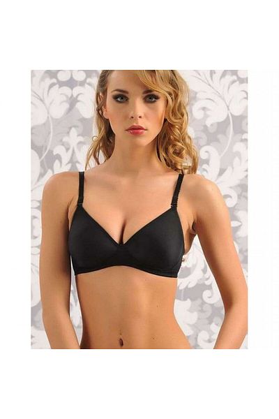 Orkide Women's Black 9900 Unwired Unpadded Soft Cup Bra
