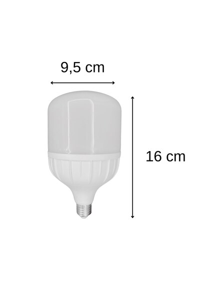 Huzur Elektrik Chn 10'lu Paket 30w Büyük Boy 6500K Beyaz Işık E27 Led Tasarruflu Ampül