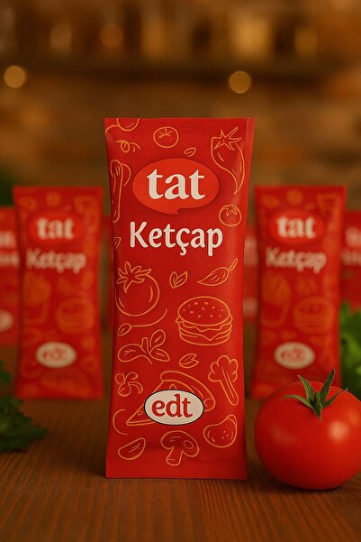 Tat Tek Kullanımlık Stick Ketçap 9 gram 500 lü Paket