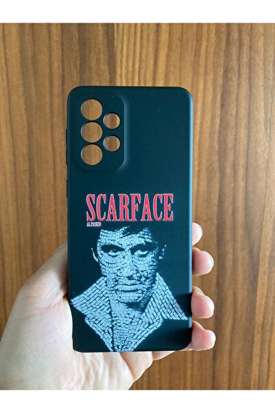 Newon حافظة هاتف سامسونج جالاكسي A33 سكارفيس توني مونتانا مطبوعة من الداخل مخ...