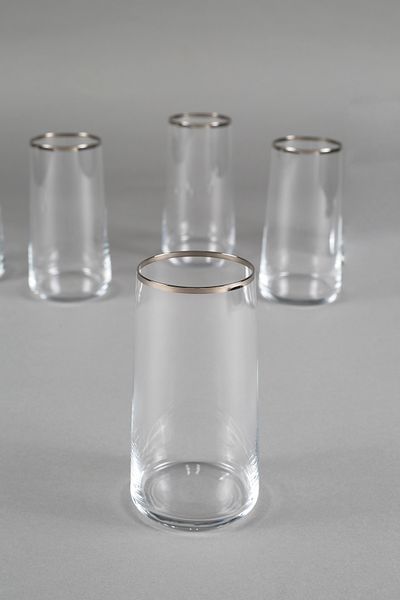 Rakle Avantgarde Platinum Set of 4 Soft Drink Glasses 520 Cc