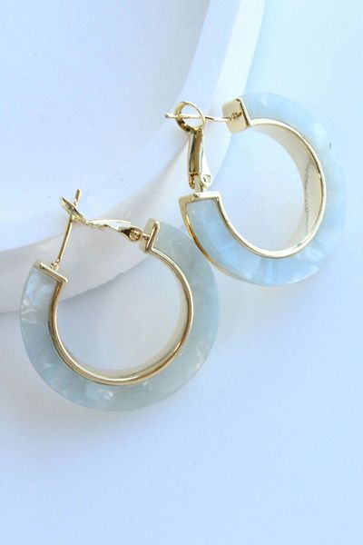 Leo'Stone Imported Series Multi-Color Ring Design Women's Steel Earrings