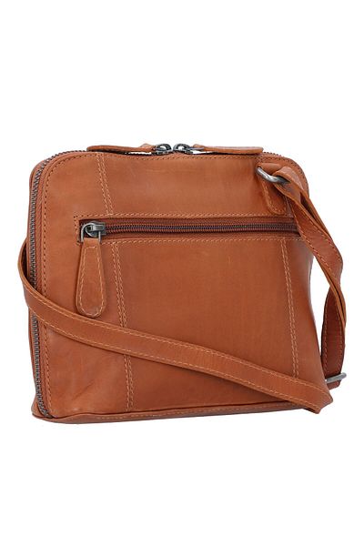 The Chesterfield Brand Wax Pull Up Shoulder Bag Leather 20.5 Cm