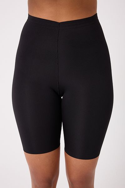 FOREVER MORE Pantaloni lungi tăiați cu laser cu efect de slăbire, fără marcaj, corset, culoare neagră