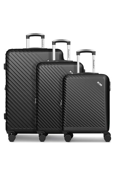 Check.In Set valize Paradise 2.0 cu 4 roți, 3 piese, cu pliuri extensibile