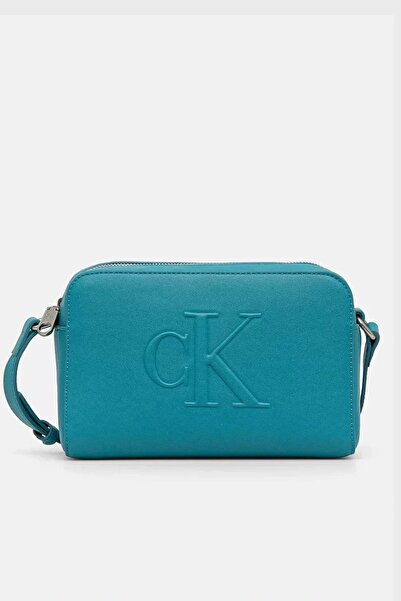 Calvin Klein Sculpted Impress Women's Blue Shoulder Bag Lv04K3036G-Xt6