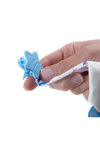 Babyjem Diş Kaşıyıcı Fular & Kravat- Gülen Yüz - Beyaz - Hışırtılı & Rahatlatıcı Yumuşak Silikon Bpa Free