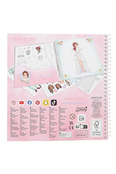 Top Model Dress Me Up Düğün Çıkartma Kitabı