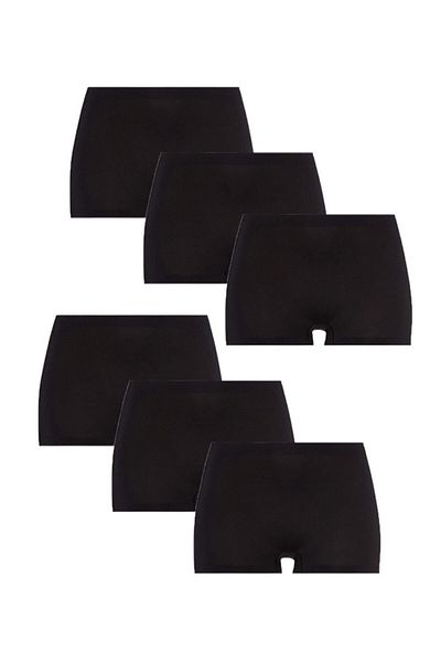 FOREVER MORE Boxeri de bază fără cusături pentru femei, pachet de 6
