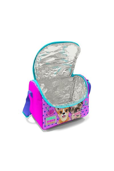 Coral High Cutie termică pentru prânz cu model de câine roz 11750