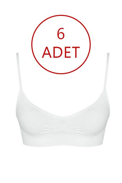 FOREVER MORE Set de 6 bustiere elastice fără cusături pentru femei