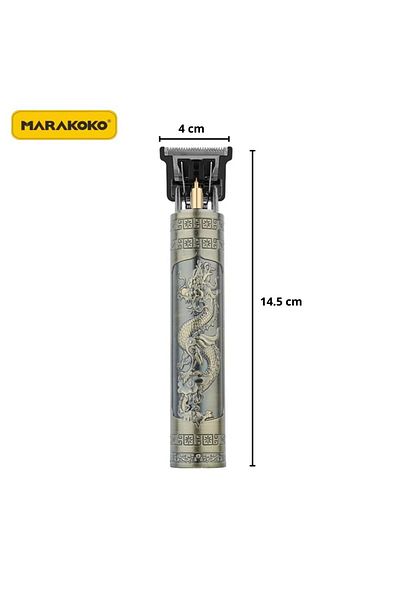 MARAKOKO Multi-purpose body and beard trimmer - powerful performance, safe for sensitive areas, suitable for men and women